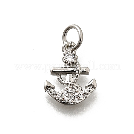 Латунные микро проложить кубического циркония подвески KK-P295-41P-1