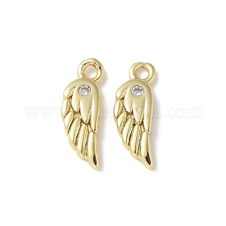 Латунные микро проложить кубического циркония подвески KK-U057-16G-1