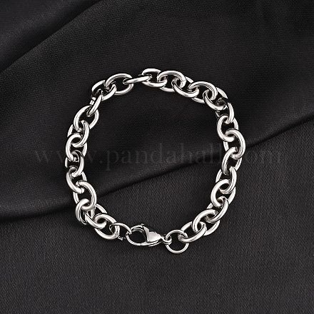Браслеты-цепочки из нержавеющей стали 304 BJEW-I238-09P-1
