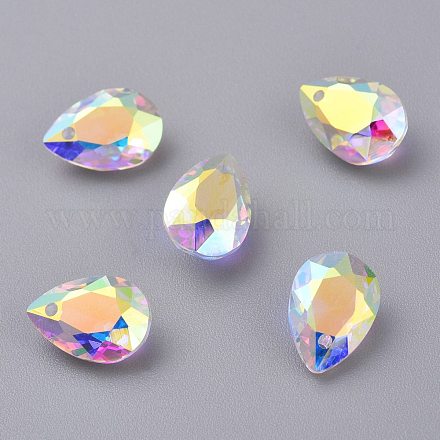 Стеклянные стразы подвески RGLA-A024-H03-001AB-1