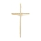 Brass Micro Pave Clear Cubic Zirconia Big Pendants, Cross Charms, Cadmium Free & Nickel Free & Lead Free, Real 18K Gold Plated, 58.5x29.5x7mm, Hole: 4.5x1.5mm