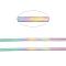 Ion Plating(IP) 304 Stainless Steel Herringbone Chains, with Spool, Soldered, Rainbow Color, 4mm, about 5m/roll