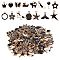 140Pcs 14 Styles Alloy Pendants, with Enamel, Light Gold, Mixed Color, 10pcs/style