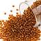TOHO Round Seed Beads, Japanese Seed Beads, (2154S) Silver Lined Orange Amber, 11/0, 2.2mm, Hole: 0.8mm, about 5555pcs/50g