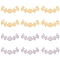 20Pcs 2 Colors 304 Stainless Steel Connector Charms, Moon Phase Links, Golden & Stainless Steel Color, 10x24x1.1mm, Hole: 1mm, 10pcs/color
