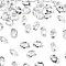 Faceted Natural White Topaz Cabochons, Pointed Back, Oval Shape, 4x3x2mm