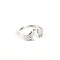 Stylish Adjustable 304 Stainless Steel Wolf Cuff Rings for Women, Minimalist Fashion Hand Jewelry, Silver, show in picture