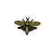 Zinc Alloy Twist Bag Lock Purse Catch Clasps, for DIY Bag Purse Hardware Accessories, Bees, Antique Bronze, 3.35x4.8cm
