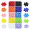 100G 10 Style Glass Seed Beads, Round, Opaque Colours & Baking Paint, Small Craft Beads for DIY Jewelry Making, Mixed Color, 3~3.5x2mm, Hole: 1~1.2mm, 10g/style