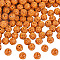 SUNNYCLUE 1 B0X 120Pcs 10MM Disco Ball Beads Pen Beads Bulk Orange Polymer Clay Fancy Sparkle Shiny Round Spacer Beads for Jewelry Making Craft Bracelet Earrings Necklace Accessories Beginner