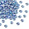 Preciosa® MAXIMA Crystal No Hotfix Flatback Stones, Czech Crystal, Dura Foiling, Round(438 11 615 Chaton Rose), 20320 200 Blue Violet AB, SS16(3.8~4mm)