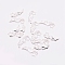 Alloy Cabochons, Right Wing, Silver, 13x30.5x2.5mm