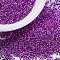 MIYUKI Delica Beads, Cylinder, Japanese Seed Beads, 11/0, (DB0422) Galvanized Fuschia, 1.3x1.6mm, Hole: 0.8mm, about 2000pcs/10g