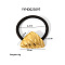 Stainless Steel Elastic Hair Ties for Women Girls, Scrunchie/Scrunchy Hair Accessories, Triangle, 35x29x3.5mm, Inner Diameter: 42mm