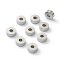 Non-Tarnish 304 Stainless Steel Spacer Beads, Flat Round, Stainless Steel Color, 6x3mm, Hole: 1.8mm