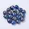 Natural Lapis Lazuli Heart Love Stones, Pocket Palm Stones for Reiki Balancing, 15~15.5x15x10mm