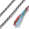 Polyester Twisted Cord, Round, for DIY Jewelry Making, Green, 1mm, about 49.21 Yards(45m)/Roll