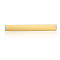 Ion Plating(IP) 304 Stainless Steel Links Connectors, Manual Polishing, Rectangle, Golden, 36x7x1.7mm, Hole: 1.4mm
