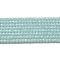 Synthetic Luminous Stone Beads Strands, Faceted, Barrel, Glow in the Dark, Light Sky Blue, 4x3.5mm, Hole: 0.7mm, about 102pcs/strand, 14.37 inch(36.5cm)