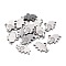 Non-Tarnish 201 Stainless Steel Charms, Laser Cut, Elephant, Stainless Steel Color, 8.7x12x0.7mm, Hole: 1.2mm