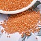 MIYUKI Delica Beads, Cylinder, Japanese Seed Beads, 11/0, (DB1563) Opaque Mandarin Luster, 1.3x1.6mm, Hole: 0.8mm, about 2000pcs/10g