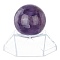 2Pcs 2 Style Natural Amethyst Crystal Ball, Round, Ball: 33mm