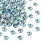 Preciosa® MAXIMA Crystal No Hotfix Flatback Stones, Czech Crystal, Dura Foiling, Round(438 11 615 Chaton Rose), 30010 200 Smoked Sapphire AB, SS10(2.7~2.9mm)