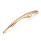 Alloy with Iron Clip Hair Barrettes, Hair Accessories for Women Girls, Golden, Stick, 10x110x15mm