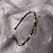 Shiny Elegant Glass Hair Bands, Party Hair Accessories for Girls Women, Midnight Blue, 380mm