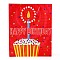 Birthday Theme Rectangle Paper Bags, with Handles, for Gift Bags and Shopping Bags, Birthday Themed Pattern, 26x10x32cm
