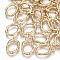 Brass Pendants, Cadmium Free & Nickel Free & Lead Free, Letter, Real 18K Gold Plated, Letter.O, 16x10x2mm, Hole: 1.5mm