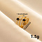 304 Stainless Steel Cuff Rings, Stylish Design Enamel Open Ring for Women Men