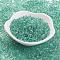 TOHO Japanese Seed Beads, 11/0, Two Cut Hexagon, Transparent Rainbow , (920) Ceylon Light Sea Green, 2x2mm, Hole: 0.6mm, about 44000pcs/pound