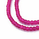 Прозрачные стеклянные бусины GLAA-S031-4mm-39-3