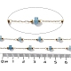 Ионное покрытие (ip) шариковые цепи из нержавеющей стали 304 CHS-K019-05G-02-2