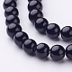 Естественно Mashan нефрита круглые бусины нити X-G-D263-8mm-XS32-2