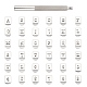 Набор инструментов для штамповки изделий из кожи TOOL-WH0119-67-1