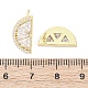 Серьги-гвоздики из циркония EJEW-Q015-15G-5