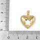Латунные микропаве прозрачные подвески с фианитом ZIRC-M001-09G-3