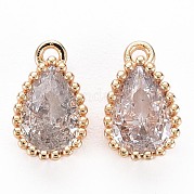 Подвески из латуни с инкрустацией кубическим цирконием KK-S356-771E