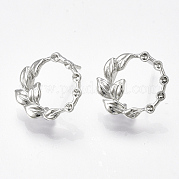 Латунные серьги-гвоздики KK-S350-413P