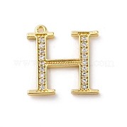 Подвеска из латуни с микропаве из кубического циркония KK-H449-76G-02