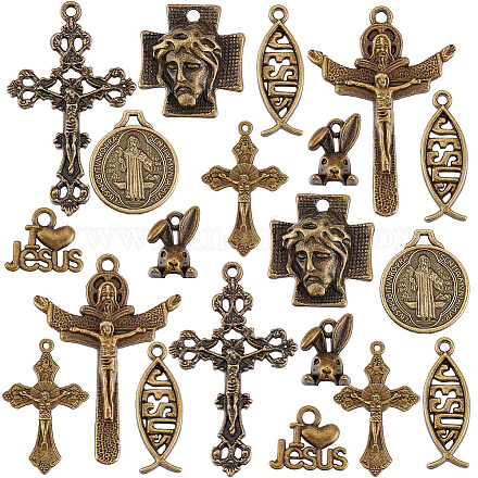 8 стиль подвески из сплава в тибетском стиле FIND-PH0018-76-1