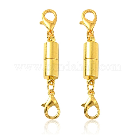 Латунные магнитные застежки KK-YW0001-58G-1