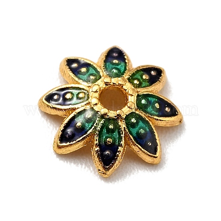 Многолепестковые колпачки из эмали из сплава FIND-G029-02G-01-1