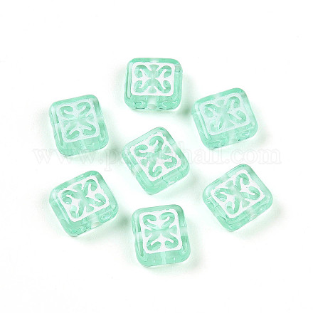 Прозрачные акриловые бусины TACR-T028-53-1