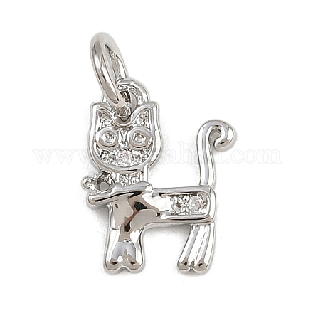 Латунные микро проложить кубического циркония подвески KK-A269-63P-1