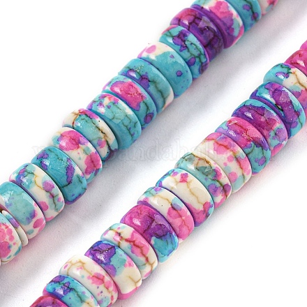 Синтетические бирюзовые бусины G-H060-02B-03-1