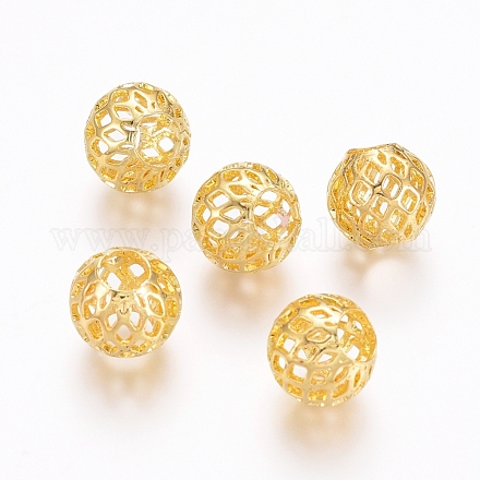 Стойки обшивки латунь филигранные бусины KK-D530-10G-1