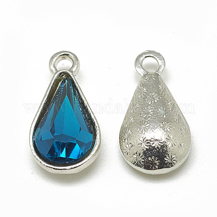Сплав стекла подвески PALLOY-T029-8x13mm-14-1